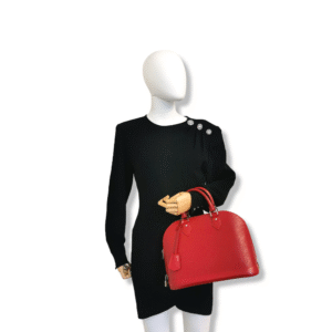 Louis Vuitton Alma Red Epi | AlmaBagz
