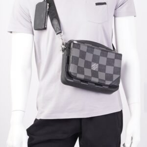 Louis Vuitton Damier Graphite 3D Trio Messenger 3D Monogram | AlmaBagz