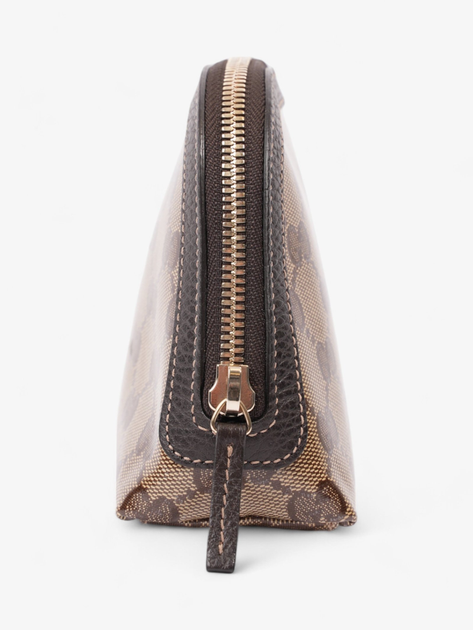 Gucci GG Cosmetic Bag GG Supreme / Brown Canvas | AlmaBagz