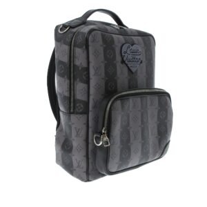 LOUIS VUITTON LV X Nigo Monogram Eclipse Stripes Heart Modular Utilitary Backpack | AlmaBagz
