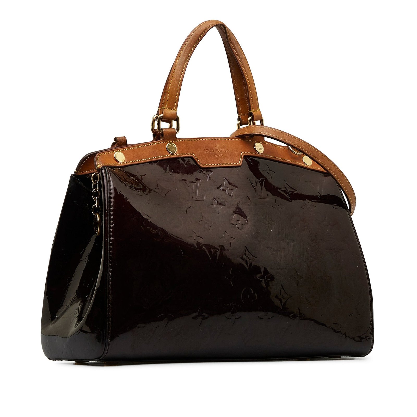LOUIS VUITTON Monogram Vernis Brea MM Satchel | AlmaBagz