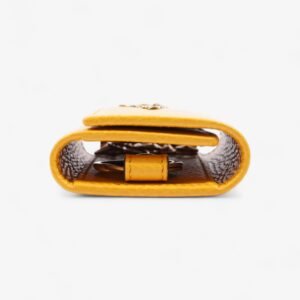Gucci Garden Key Case with Bat Mustard Leather | AlmaBagz