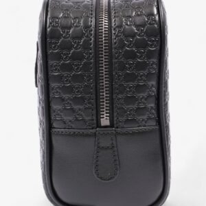 Gucci GG Wash Bag GG Supreme / Black Leather | AlmaBagz