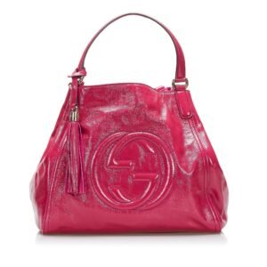 Gucci Soho Cellarius Patent Tote Tote Bag | AlmaBagz