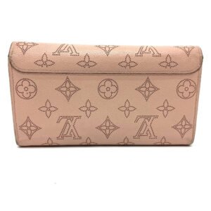 LOUIS VUITTON Long Wallet Purse M60145 monogram mahina leather pink Monogram Mahina Portefeuille Iris Women Used | AlmaBagz