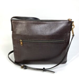 LOUIS VUITTON Shoulder Bag M93453 Utah leather Brown Utah Pochette Shawny MM mens Used | AlmaBagz