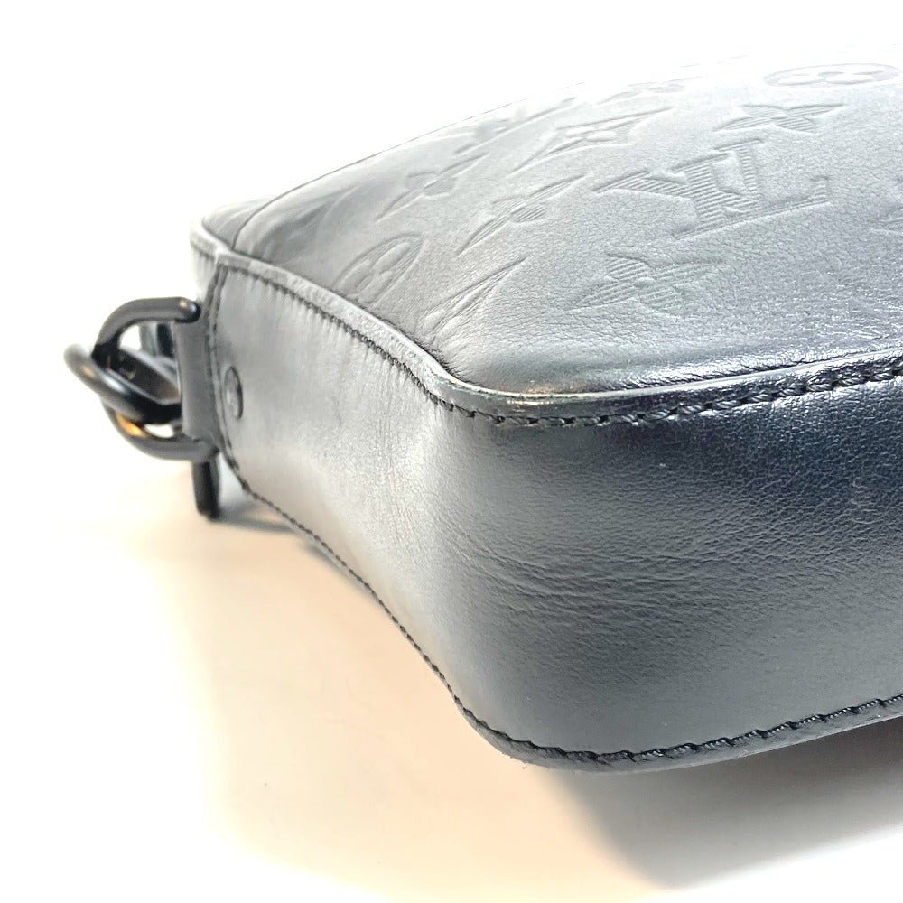 LOUIS VUITTON Sling bag M69827 Monogram shadow leather black Monogram shadow Duo messenger mens Used | AlmaBagz - Image 8