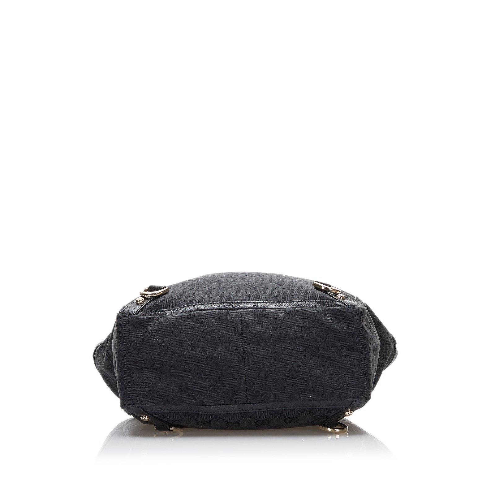 Gucci Abbey Tote Bag Black GG Canvas | AlmaBagz - Image 5