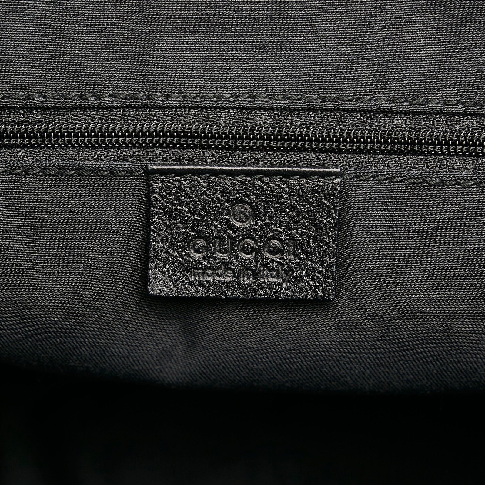 Gucci Abbey Tote Bag Black GG Canvas | AlmaBagz - Image 7