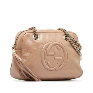GUCCI Soho Chain Patent Leather Shoulder Bag | AlmaBagz