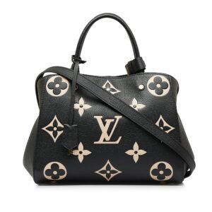 Louis Vuitton Montaigne MM Bicolor Monogram Empreinte Giant | AlmaBagz