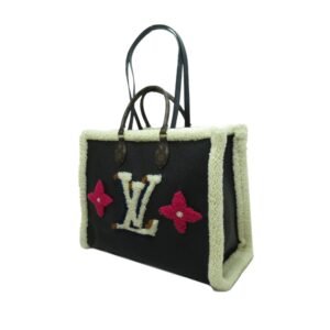 Louis Vuitton Shearling Monogram OnTheGo GM Satchel | AlmaBagz