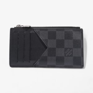 Louis Vuitton Coin Card Holder Damier Graphite Coated Canvas | AlmaBagz