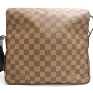 LOUIS VUITTON Messenger bag N45255 leather Brown Damier Naviglio | AlmaBagz