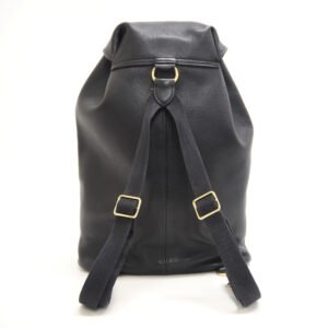 HERMES Backpack Buffl black Sac A Dos Baden mens Used | AlmaBagz