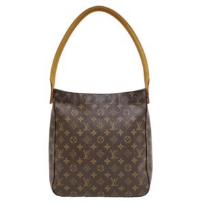 LOUIS VUITTON Shoulder Bag M51145 leather Brown Monogram LoopingGM Women Used | AlmaBagz