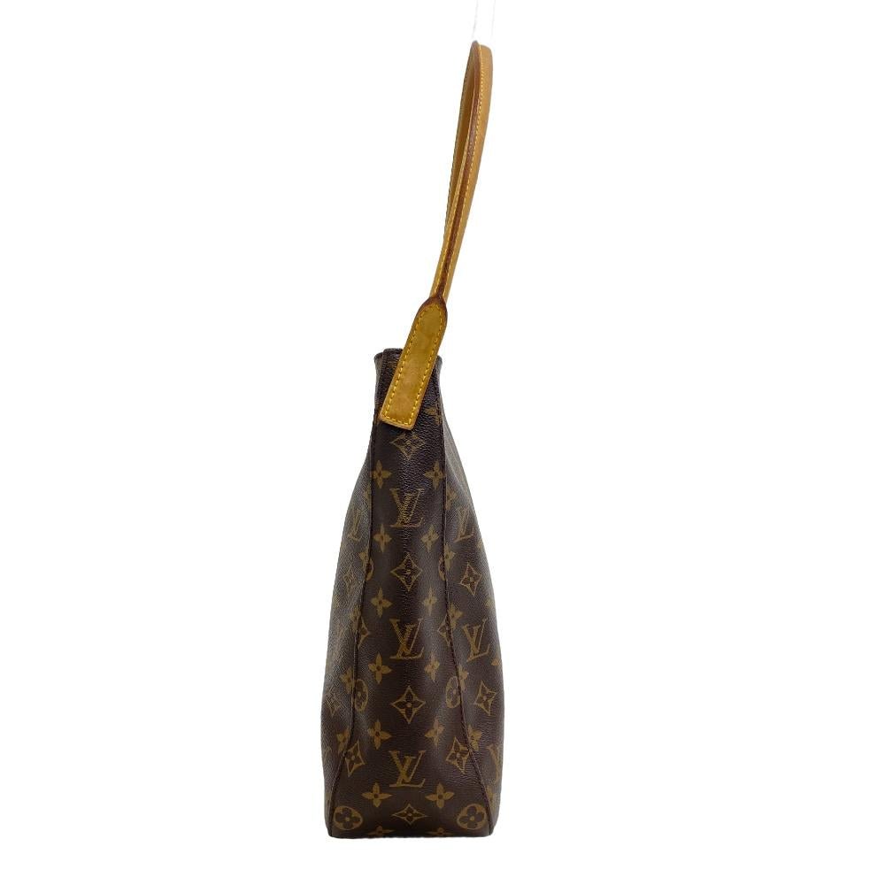LOUIS VUITTON Shoulder Bag M51145 leather Brown Monogram LoopingGM Women Used | AlmaBagz - Image 2