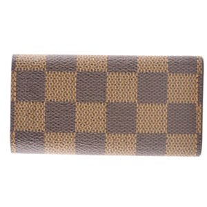 LOUIS VUITTON Key case Key holder  N62631 leather Brown Damier Multicles4 | AlmaBagz