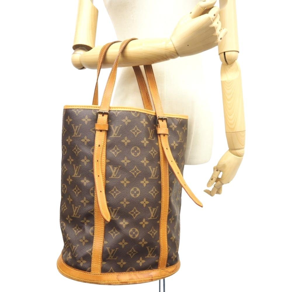 LOUIS VUITTON Shoulder Bag M42236 leather Brown Monogram BucketGM | AlmaBagz - Image 11