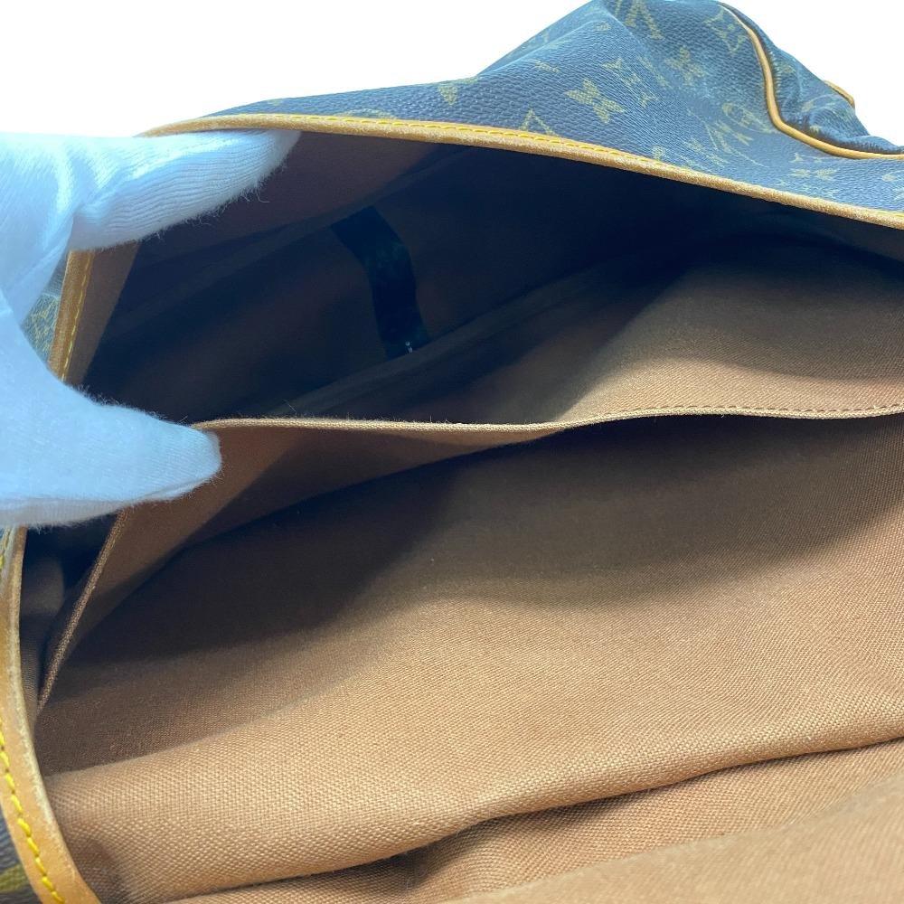 LOUIS VUITTON Shoulder Bag M42254 leather Brown Samuel 35 Monogram Women Used | AlmaBagz - Image 5