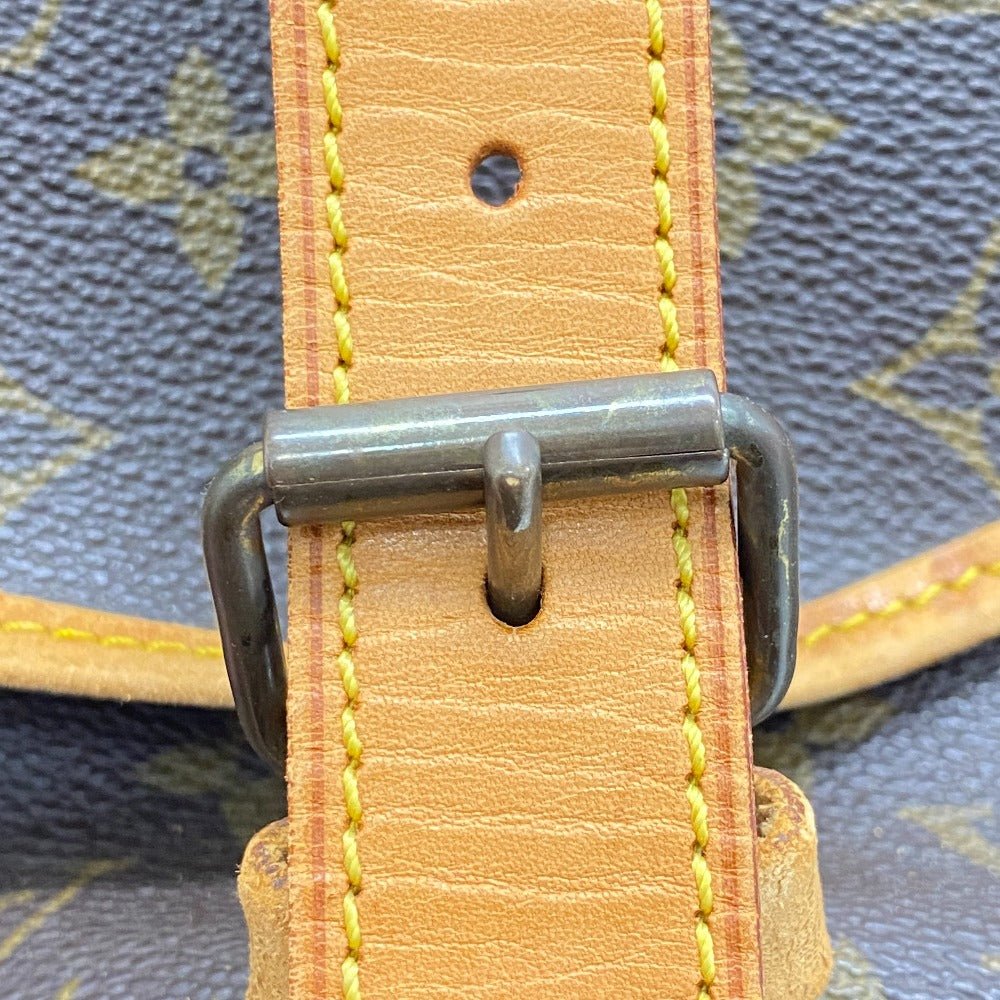 LOUIS VUITTON Shoulder Bag M42254 leather Brown Samuel 35 Monogram Women Used | AlmaBagz - Image 7