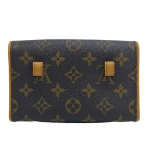 LOUIS VUITTON Pochette M51885 leather Brown Monogram Florentine | AlmaBagz