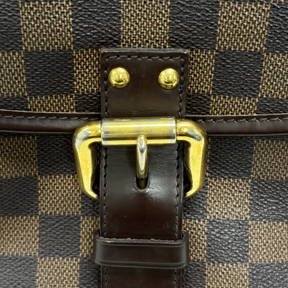 LOUIS VUITTON Shoulder Bag N51200 leather Brown Damier Highbury | AlmaBagz - Image 10