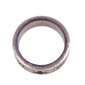 GUCCI Ring Silver925 Silver 17 925 GG Bee Hachi mens Used | AlmaBagz