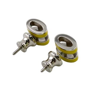 HERMES Pierce Gold Plated yellow Mini pop ash Women Used | AlmaBagz