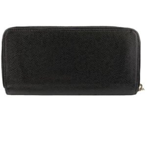 LOUIS VUITTON Long Wallet Purse M30503 leather black Zip Around Taiga Noir Zippy Wallet Vertical mens Used | AlmaBagz