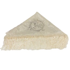 HERMES scarf cotton Ivory Tencel Pointe Nomade Women Used | AlmaBagz