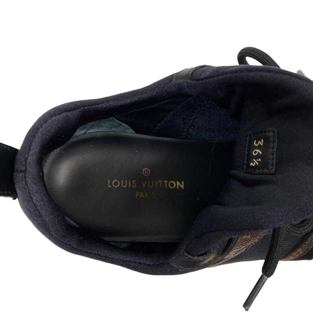 LOUIS VUITTON sneakers leather black Monogram After Game Line Mesh Women 36 1/2 Used | AlmaBagz - Image 9