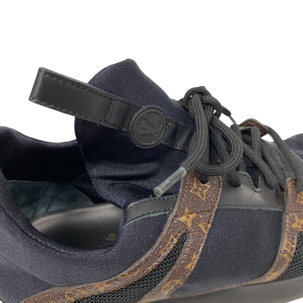 LOUIS VUITTON sneakers leather black Monogram After Game Line Mesh Women 36 1/2 Used | AlmaBagz - Image 11