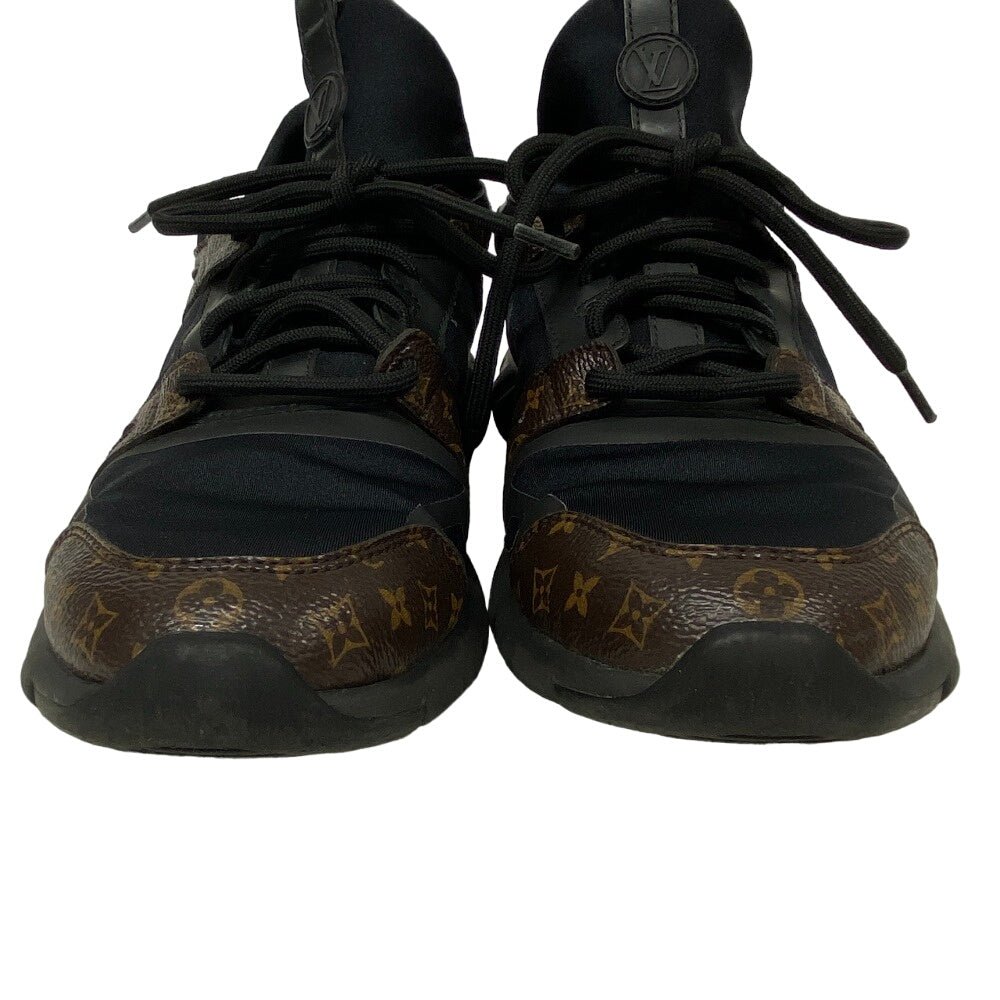 LOUIS VUITTON sneakers leather black Monogram After Game Line Mesh Women 36 1/2 Used | AlmaBagz - Image 3