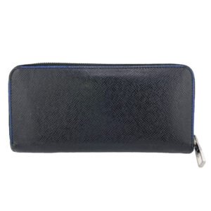 LOUIS VUITTON Long Wallet Purse M30569 leather black Taiga Zippy Wallet Vertical | AlmaBagz