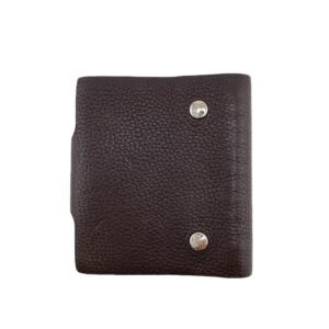 HERMES Notebook cover leather Brown Uris mini | AlmaBagz