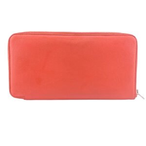 HERMES Long Wallet Purse leather pink Azap long silk in | AlmaBagz