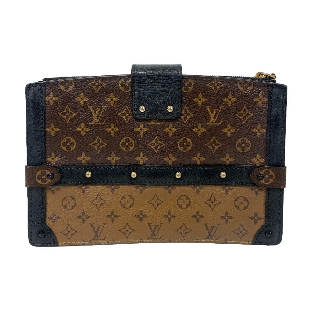 LOUIS VUITTON Shoulder Bag M43596 leather Brown Monogram reverse Soft Trunk | AlmaBagz