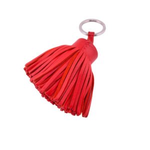 HERMES key ring leather Red Anjou Miro Carmen | AlmaBagz