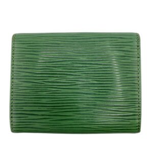 LOUIS VUITTON Coin case M63414 leather Borneo Green Epi Portomonet Simple | AlmaBagz