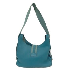 HERMES Shoulder Bag Taurillon Clemence blue Blue gene Sako | AlmaBagz