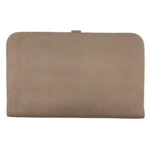 HERMES Long Wallet Purse leather beige Dogon GM | AlmaBagz