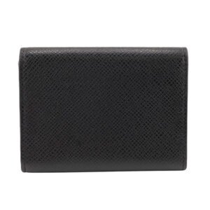 LOUIS VUITTON Card Case M30922 leather black Taiga Porto Envelope Carte de Visite | AlmaBagz