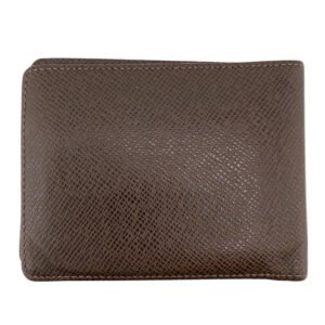 LOUIS VUITTON Bill Compartment M32810 leather Brown Taiga Portefeuille Multripru | AlmaBagz