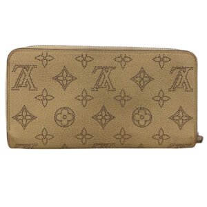 LOUIS VUITTON Long Wallet Purse M81515 leather yellow Mahina Zippy wallet | AlmaBagz