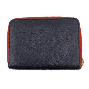 LOUIS VUITTON Bifold Wallet leather black Monogram Portefeuille | AlmaBagz