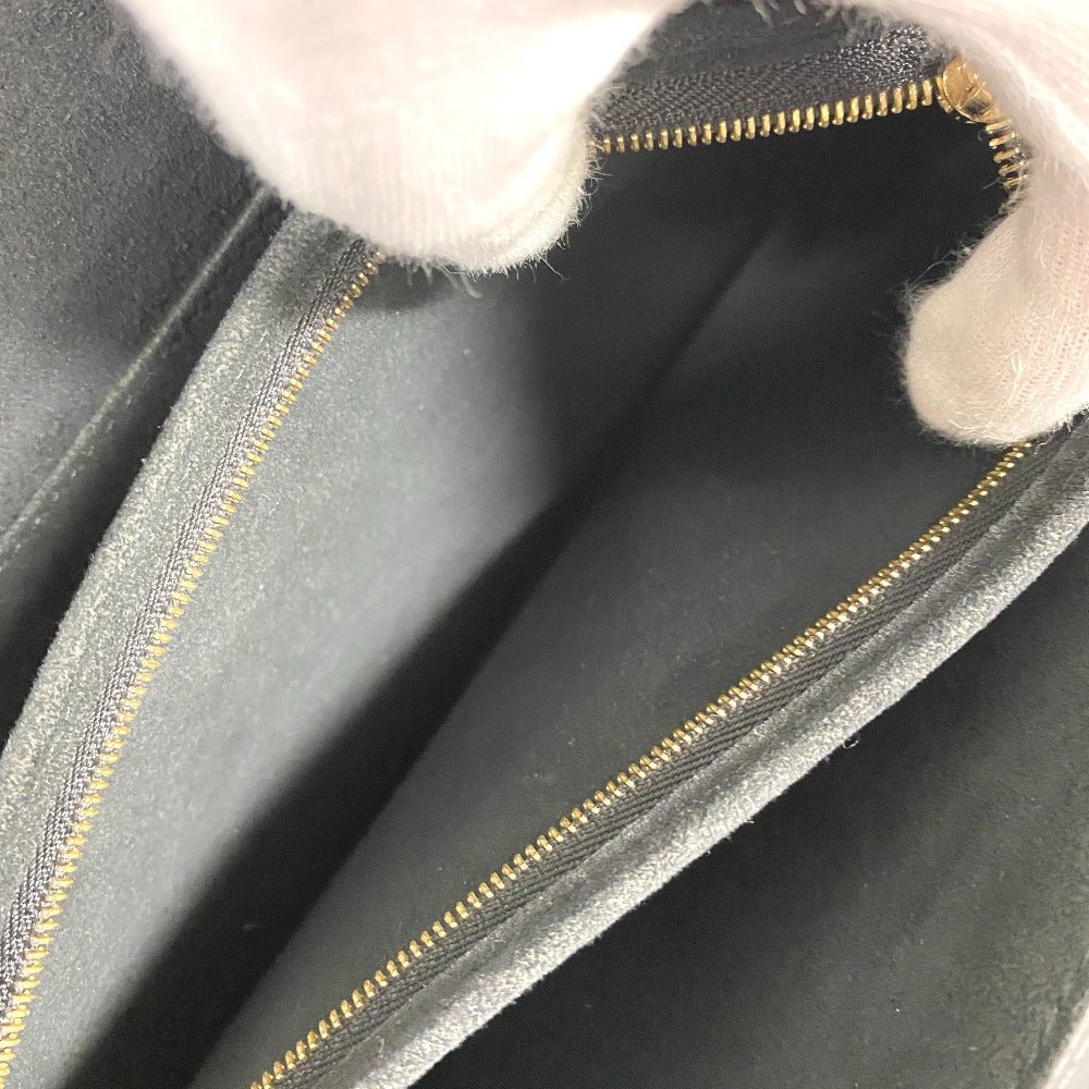 LOUIS VUITTON Shoulder Bag M55821 leather black LV Lock Dauphine MM | AlmaBagz - Image 11