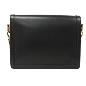 LOUIS VUITTON Shoulder Bag M55821 leather black LV Lock Dauphine MM | AlmaBagz