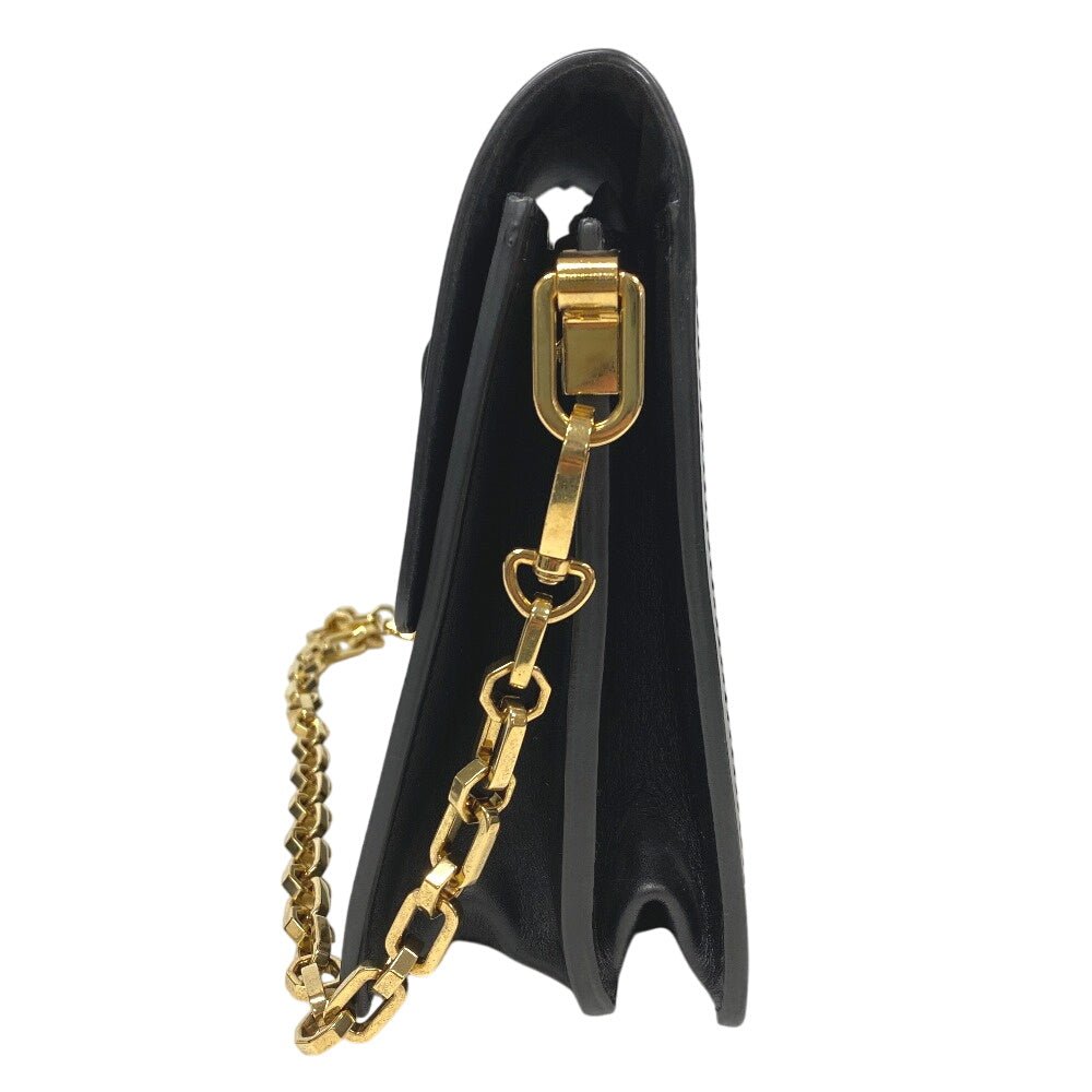 LOUIS VUITTON Shoulder Bag M55821 leather black LV Lock Dauphine MM | AlmaBagz - Image 3