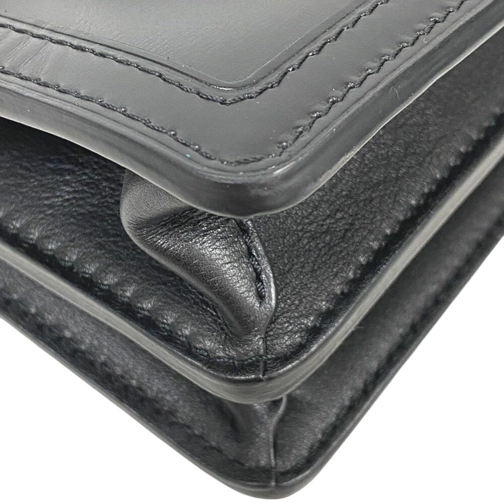 LOUIS VUITTON Shoulder Bag M55821 leather black LV Lock Dauphine MM | AlmaBagz - Image 6